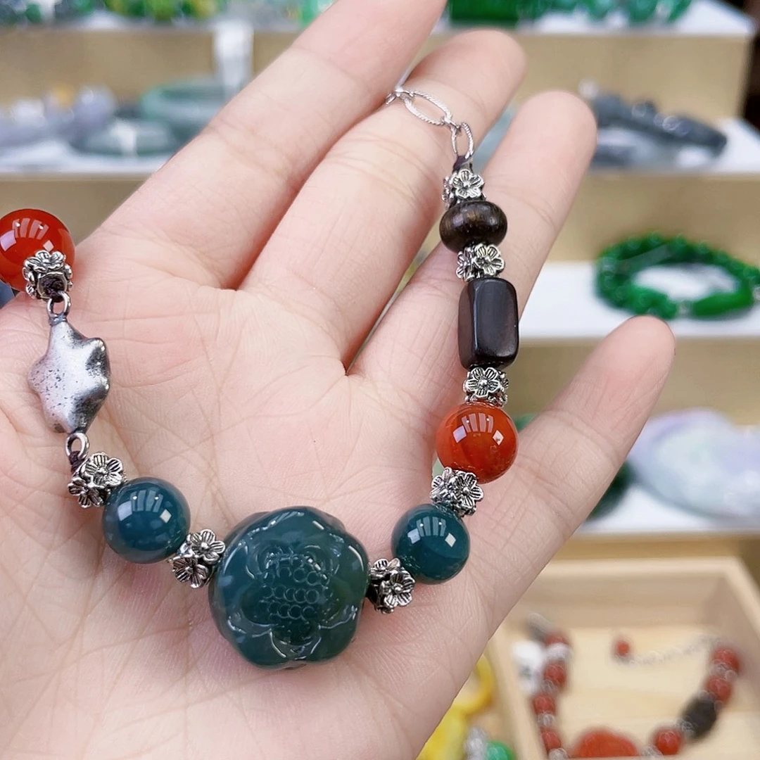 翡翠未镶嵌手链手链