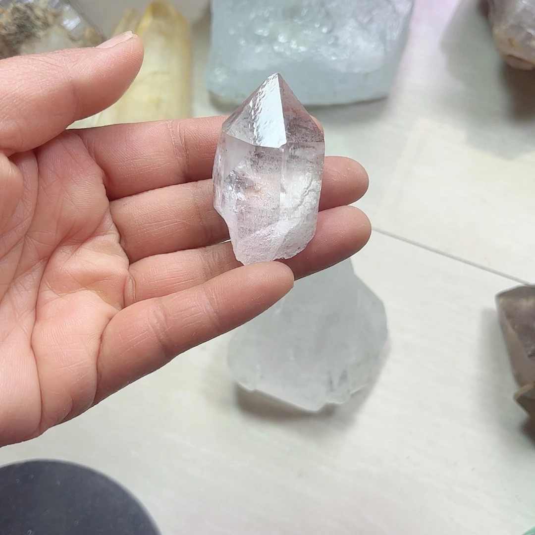 水晶天然水晶原石未镶嵌爱***志