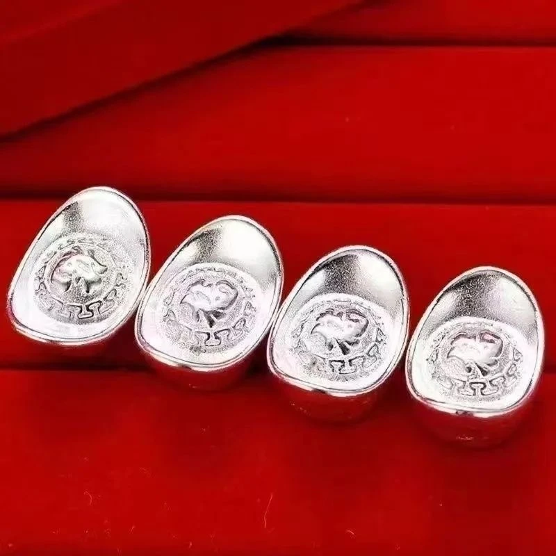 白银库9999小宝富贵高端上档次美观大气工艺桌面摆件自用创意摆件