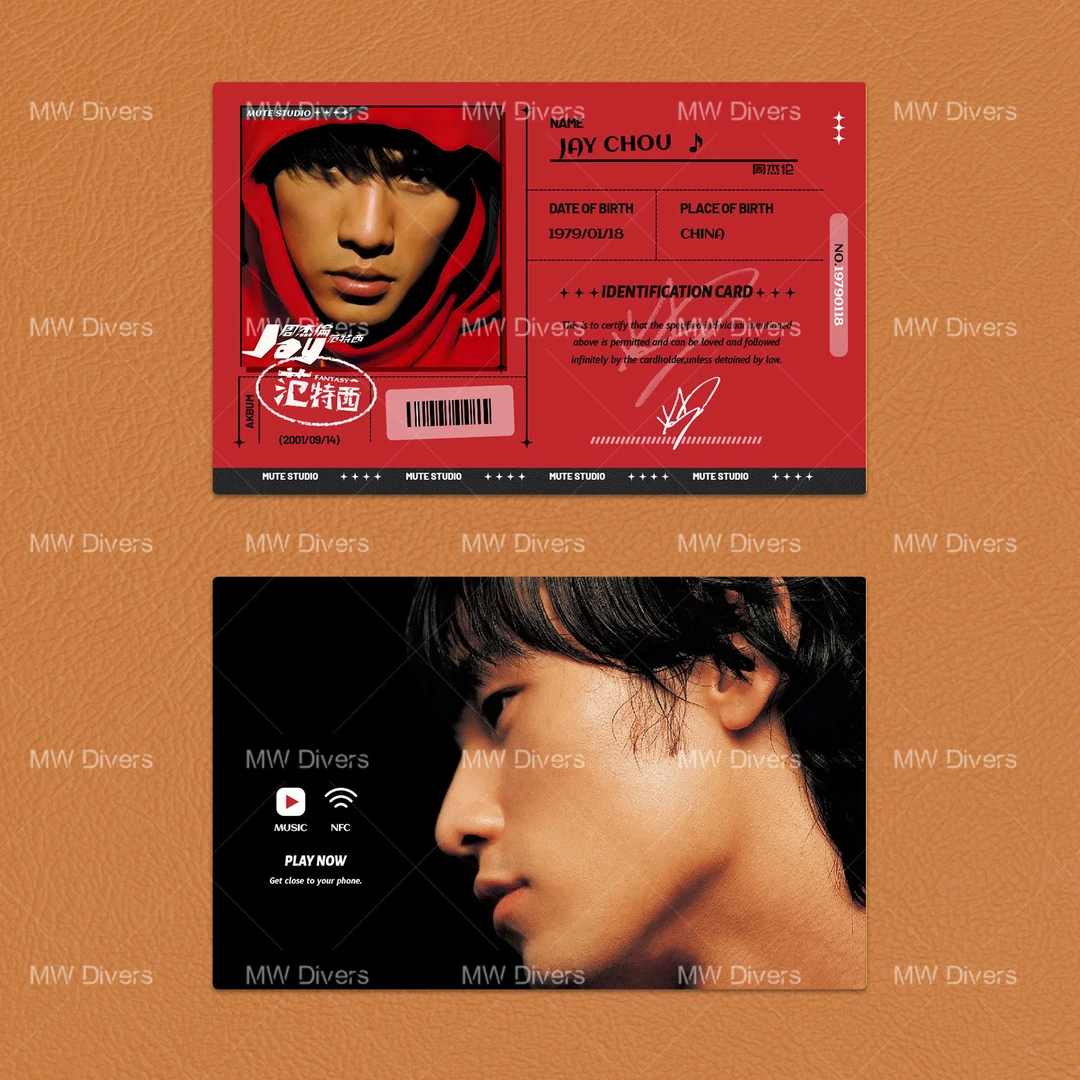 华语歌手NFC音乐卡片触碰播放音乐礼物创意生日卡片小众满分礼物