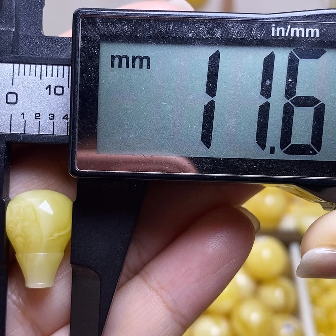 裸石琥珀未镶嵌蜜蜡三通