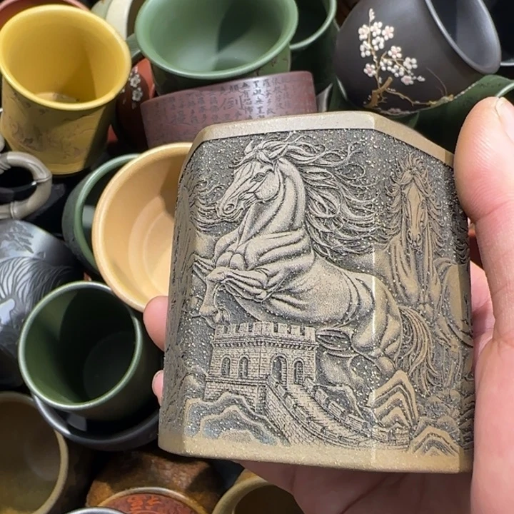 茶杯紫砂 全手工制作工艺