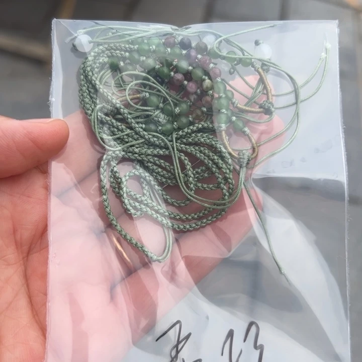 和田玉（碧玉）未镶嵌车挂濁***塵