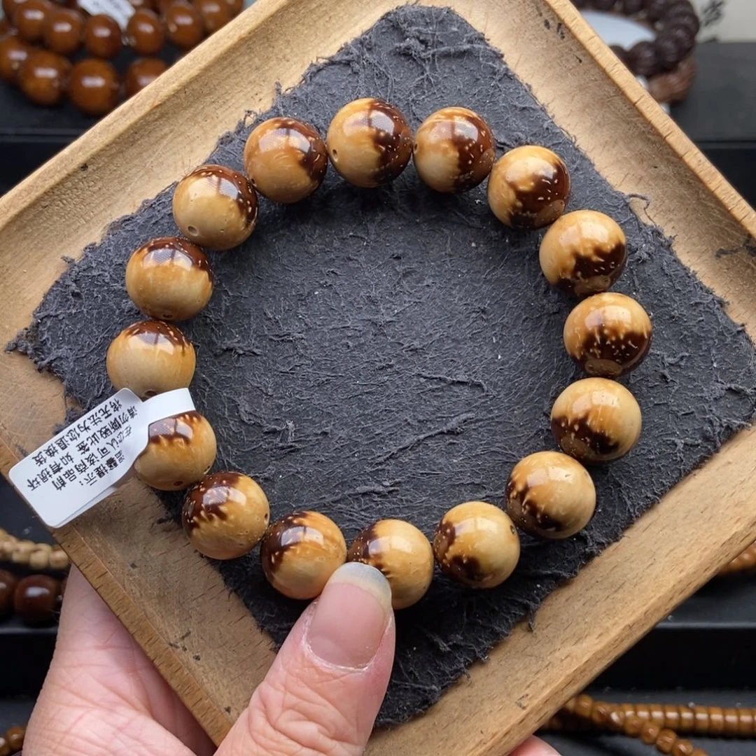 紫金鼠手串14mm➕天花板半山半水