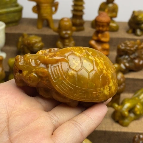 蛇纹石玉未镶嵌颈饰28