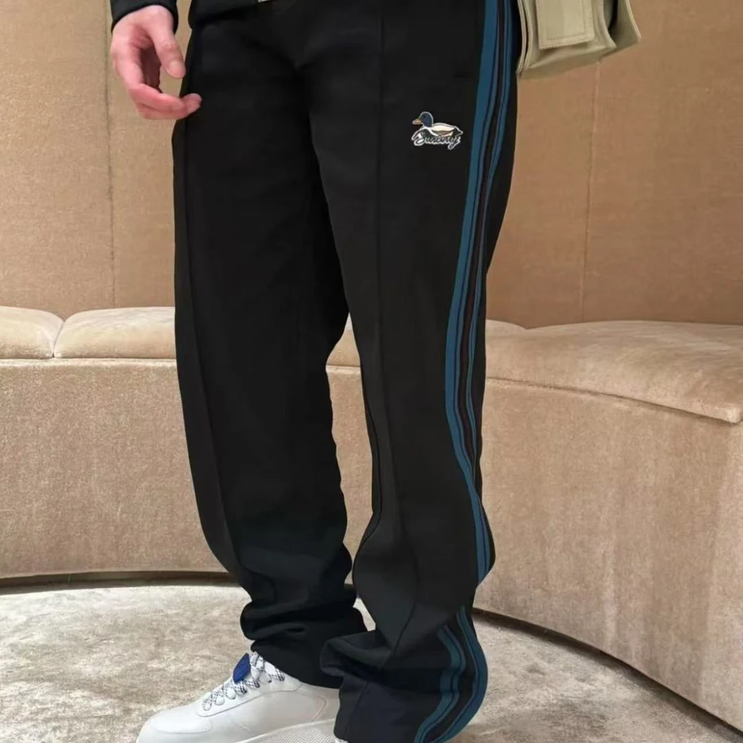 未使用 BURBERRY/博柏利 经典侧边蓝条拼接休闲裤