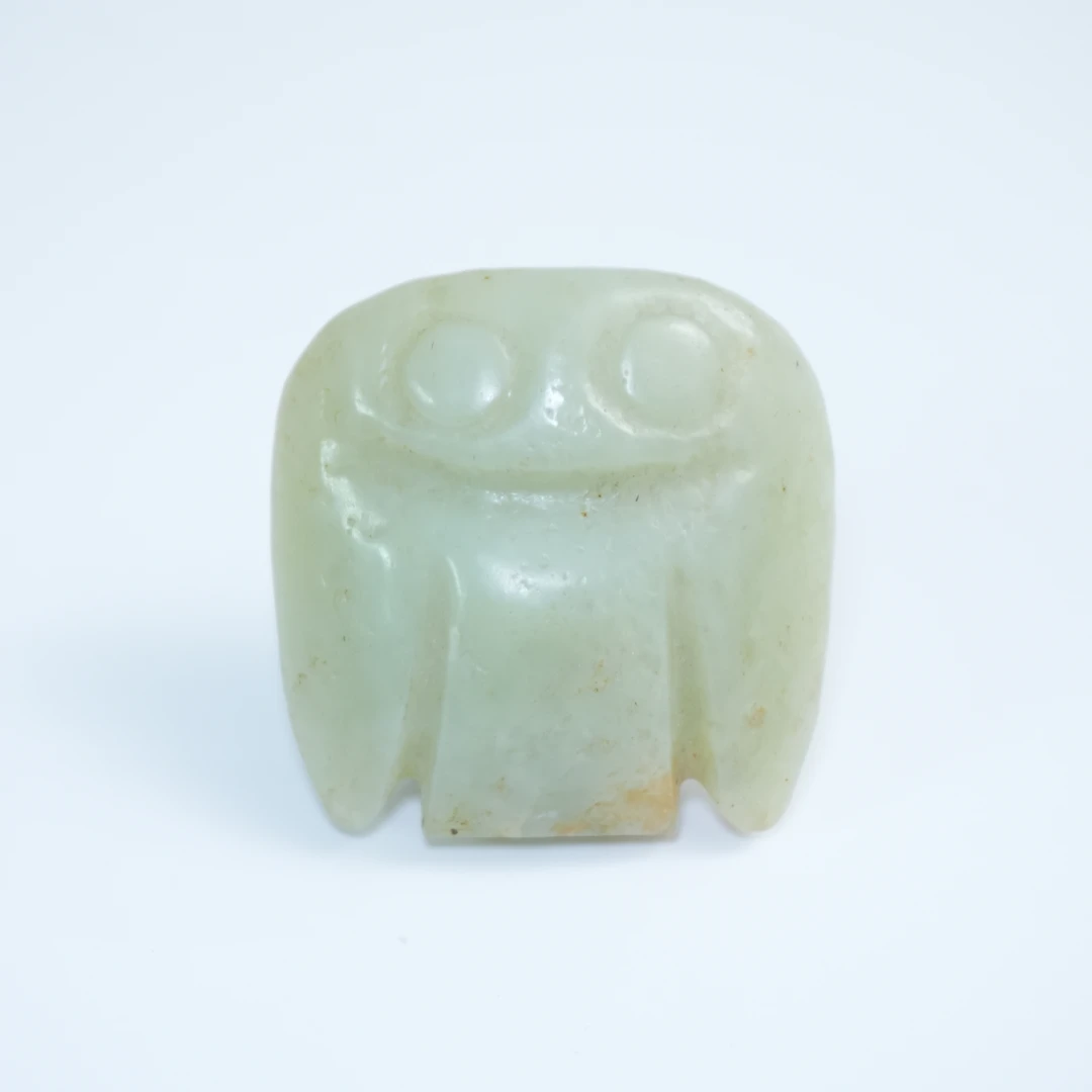 清代和田玉仿古鸟形佩（文化）452310*古玉*传承