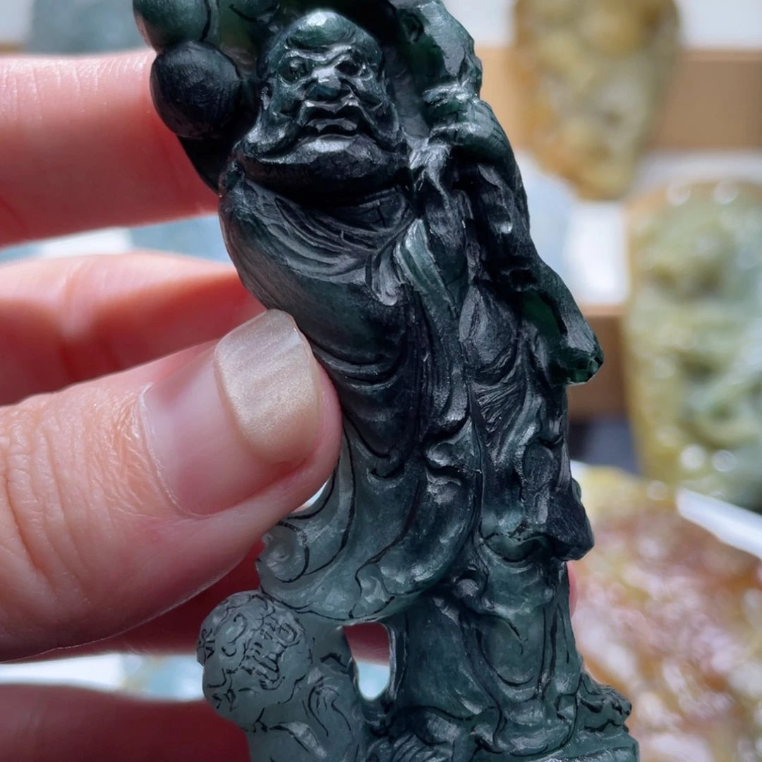 未镶嵌定制翡翠毛货