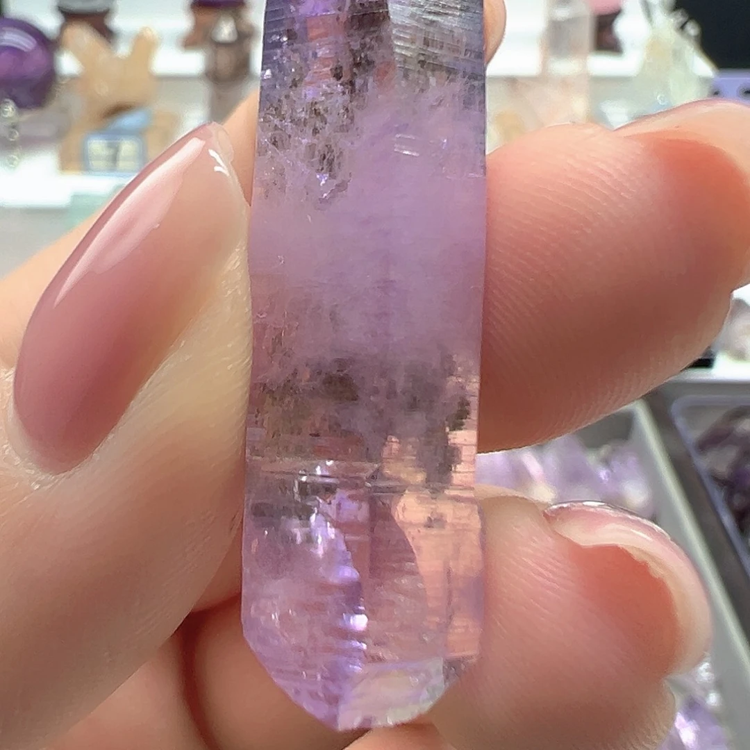 清***山珠宝半成品未镶嵌紫晶