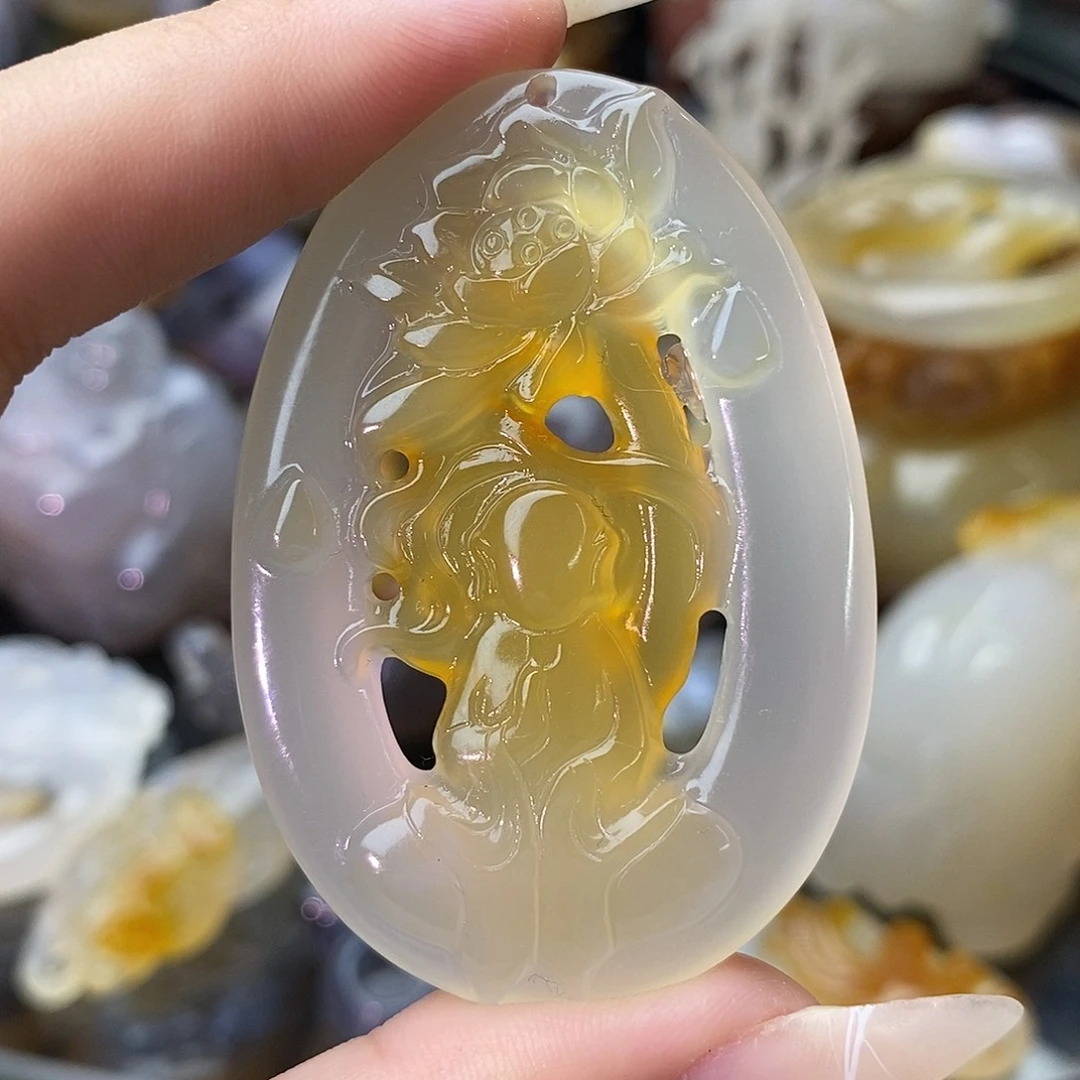 玛瑙/玉髓未镶嵌颈饰