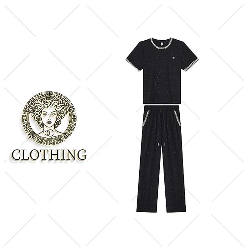 【CLOTHING/原创设计】A97757新款洋气百搭休闲套装