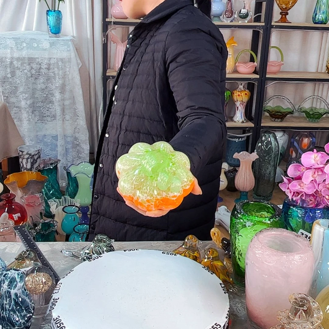 南瓜不完美家悦琉璃工艺品