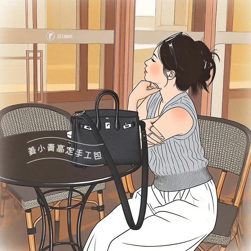 姜小青私定【bk25-30  togo皮内缝】升级版手工包手提气质女包