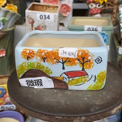 【闪购商品】红陶粗陶材质多肉花盆