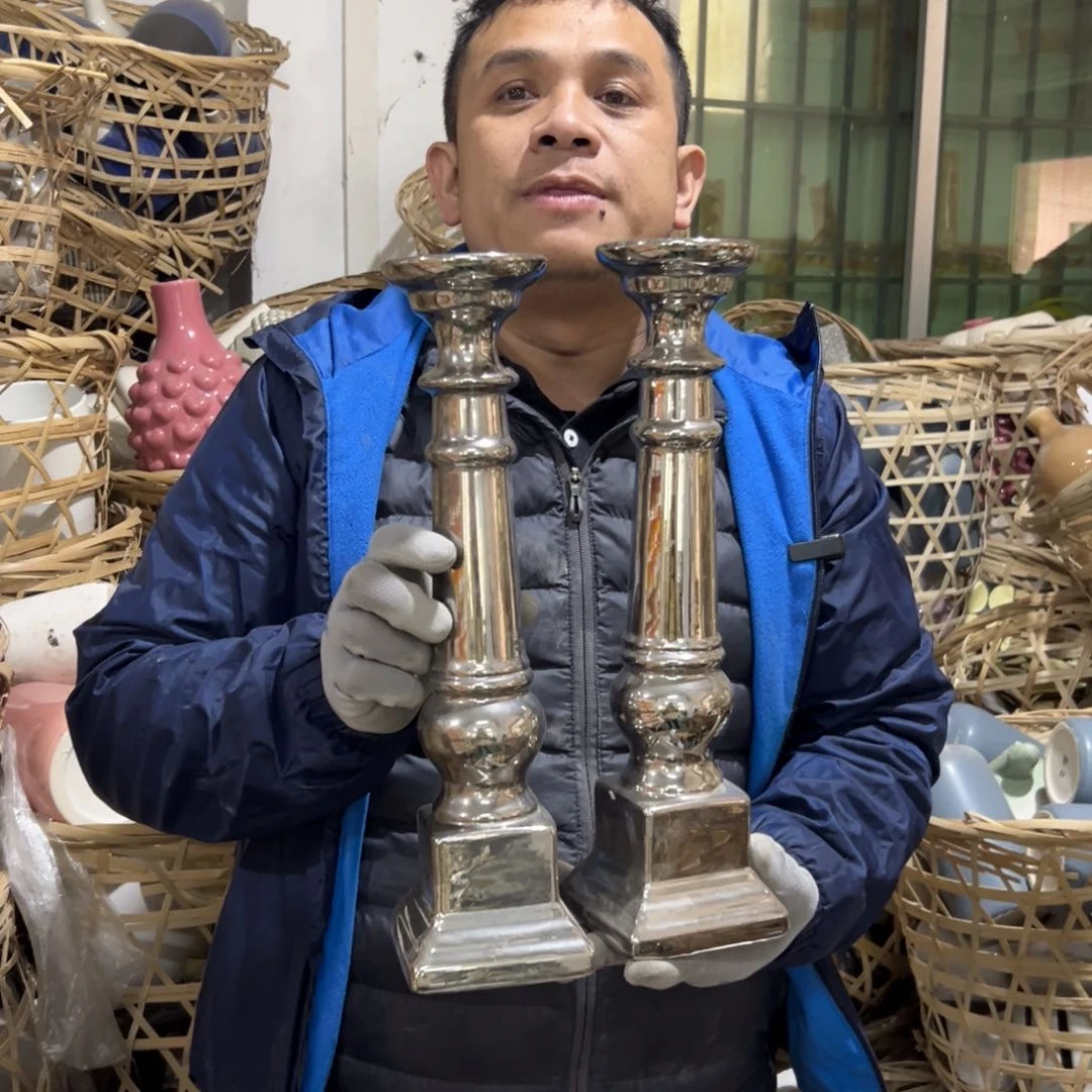 摆件64 号高中低温陶瓷工艺瓶（部分微瑕）