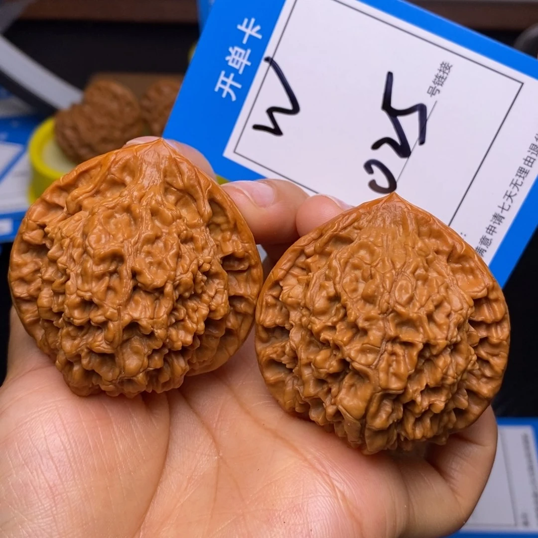 文玩核桃把件48高桩官帽025号