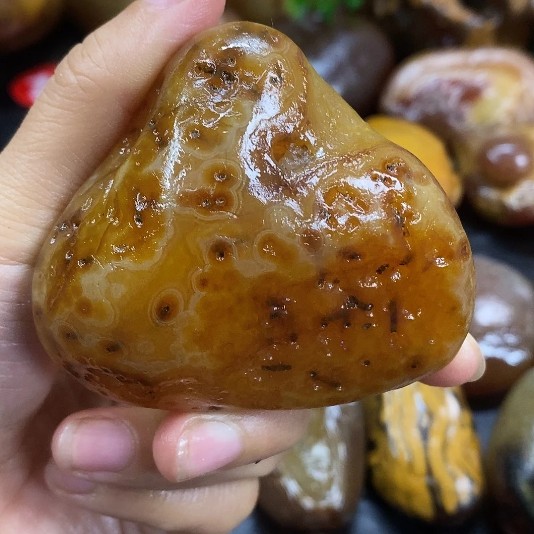 玛瑙/玉髓未镶嵌手把件