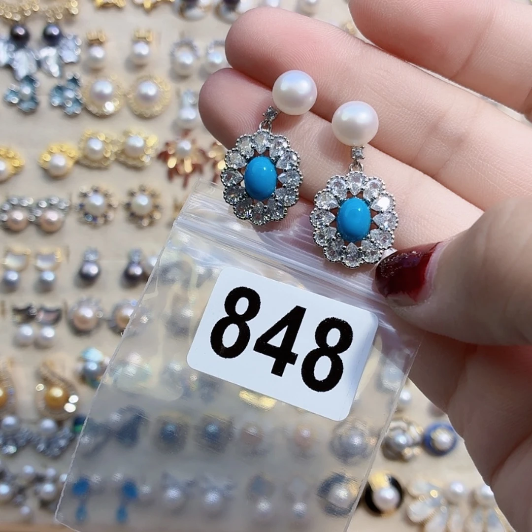 耳饰淡水珍珠合金