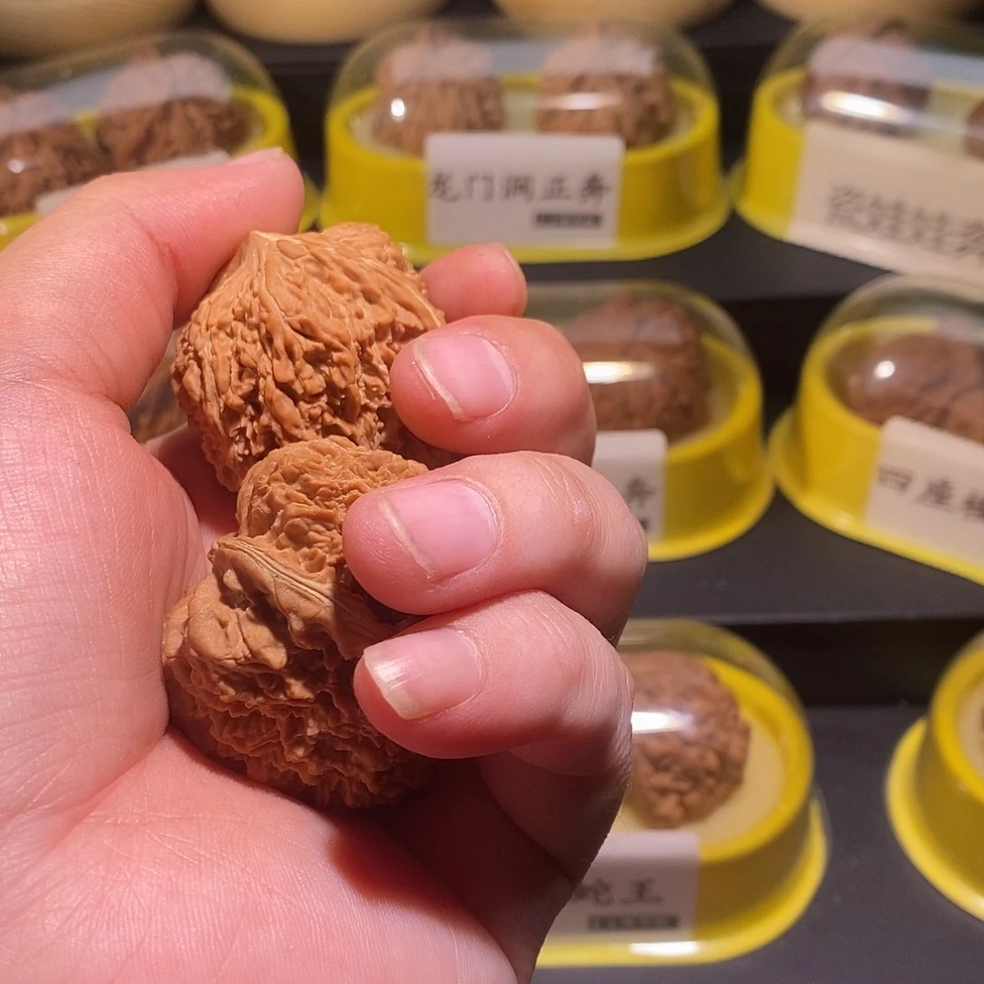 文玩核桃把件啊*137狮子头