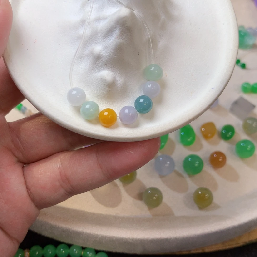 翡翠散珠包邮包邮