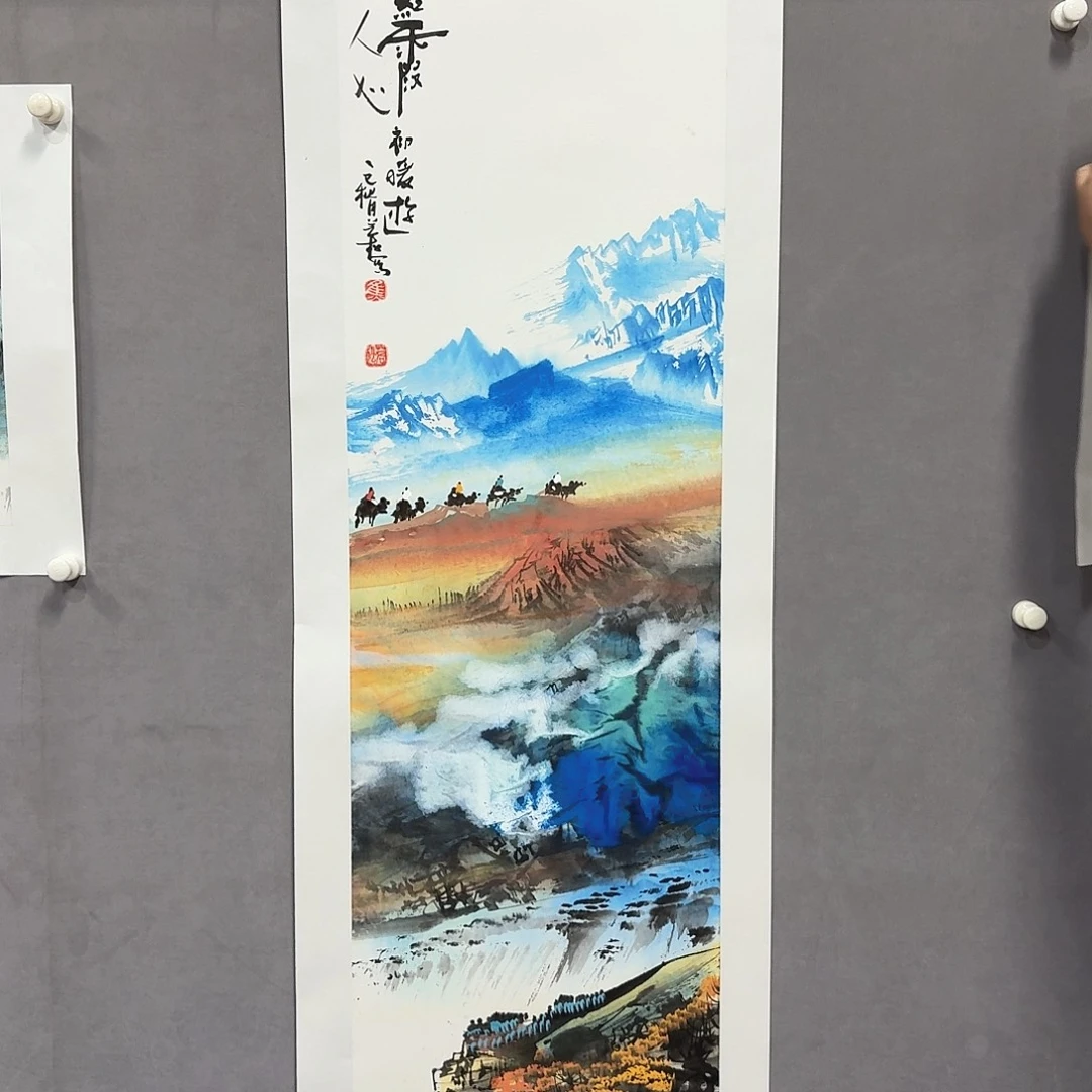 国画亲笔手绘放心去藏