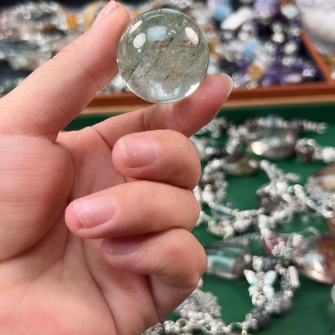 水晶手链合金୧**手串