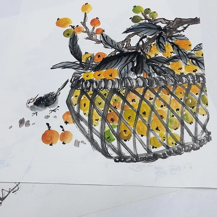 姜奇老师花鸟作品50×50