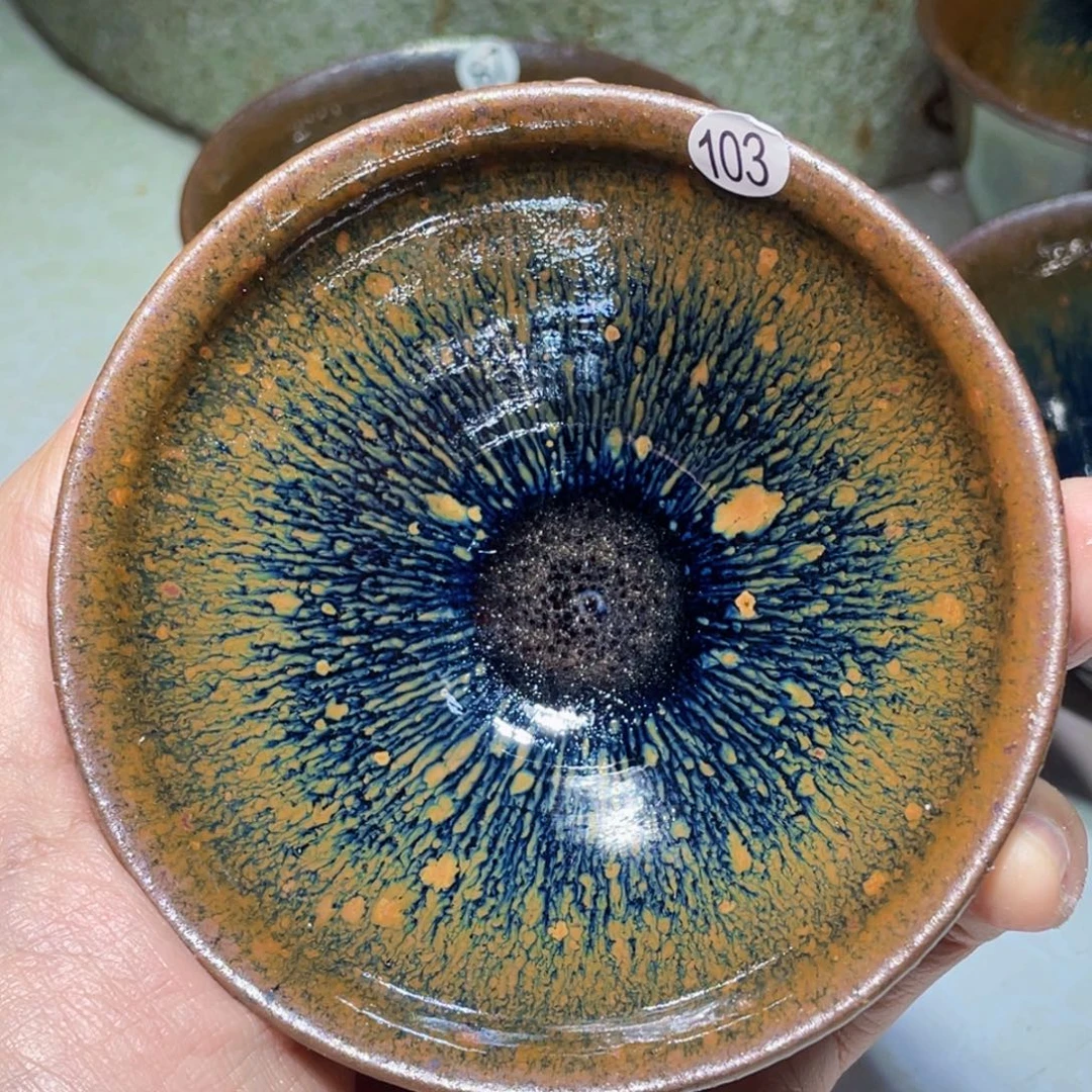 茶盏龙窑柴烧建盏103