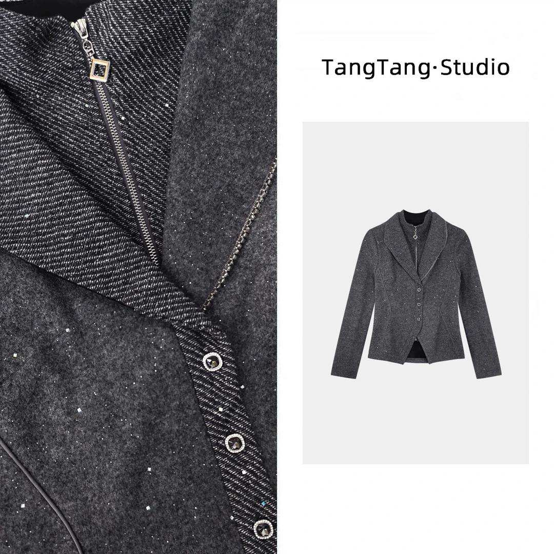 【TangTang·Studio】璀璨星河外套高级气质女装气质外套-2513150