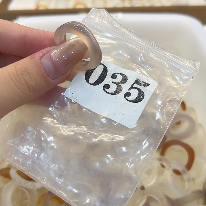 合金戒指玛瑙/玉髓35港18