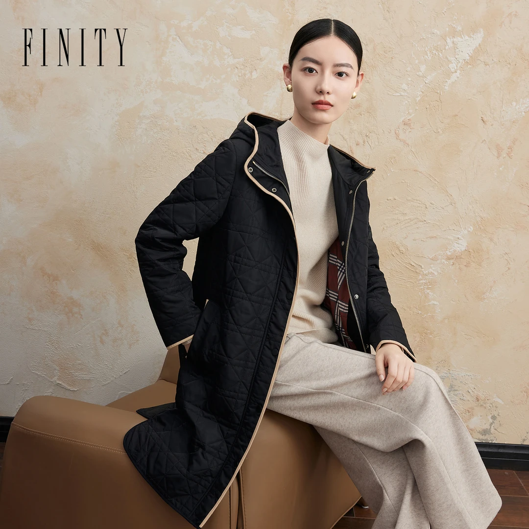 【立子专属】FINITY 休闲气质时尚保暖百搭防风棉服 F22W9A49M4
