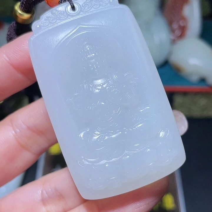 和田玉未镶嵌颈饰X7