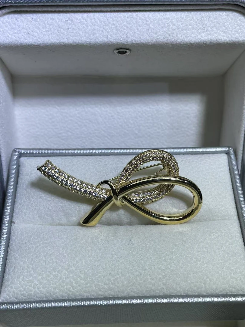 非金属珐琅胸针 【米米甄选 高端大气】黄色胸针X-2475