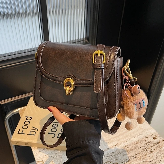 美拉德复古女士包包2025新款高级感小众单肩包春夏爆款斜挎小方包