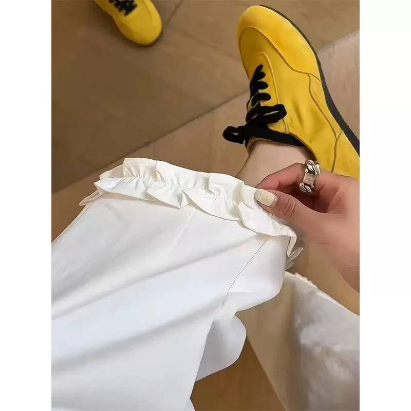 夏季新款木耳花边裤YXX99559