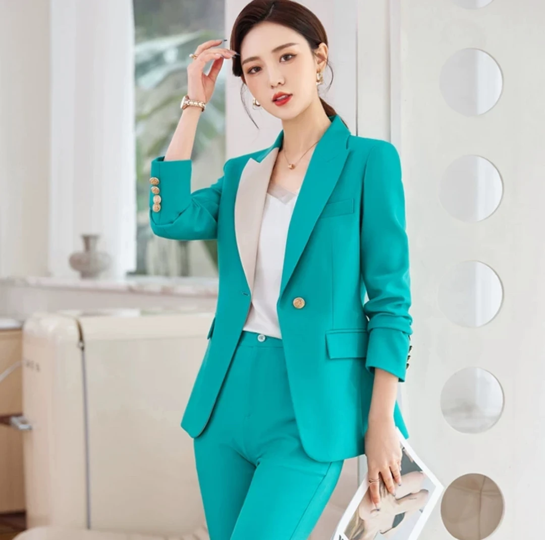 C区2244区高级感职业西装女春秋设计感气质小西服单件外套