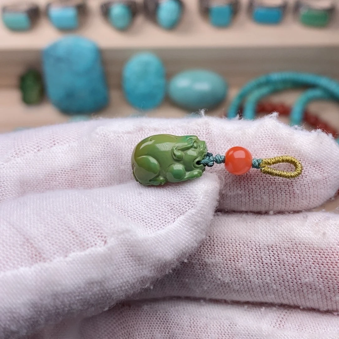 绿松石挂件未镶嵌