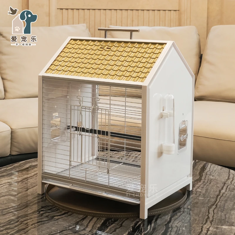 便携式笼子2025新款新型有提手提亚克力外带迷你小鸟笼鹦鹉外出笼