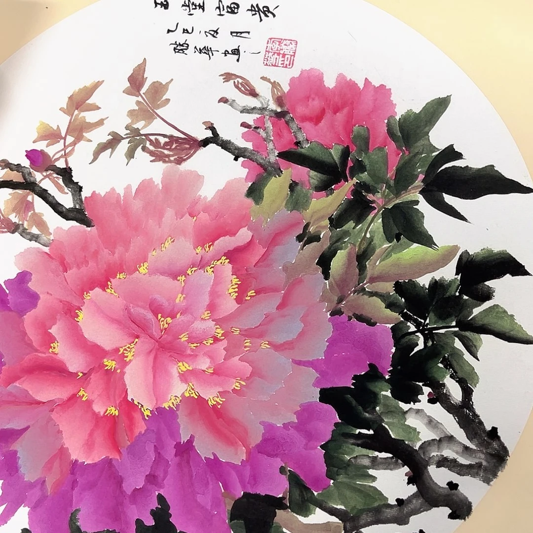 国画国画老师手绘作品