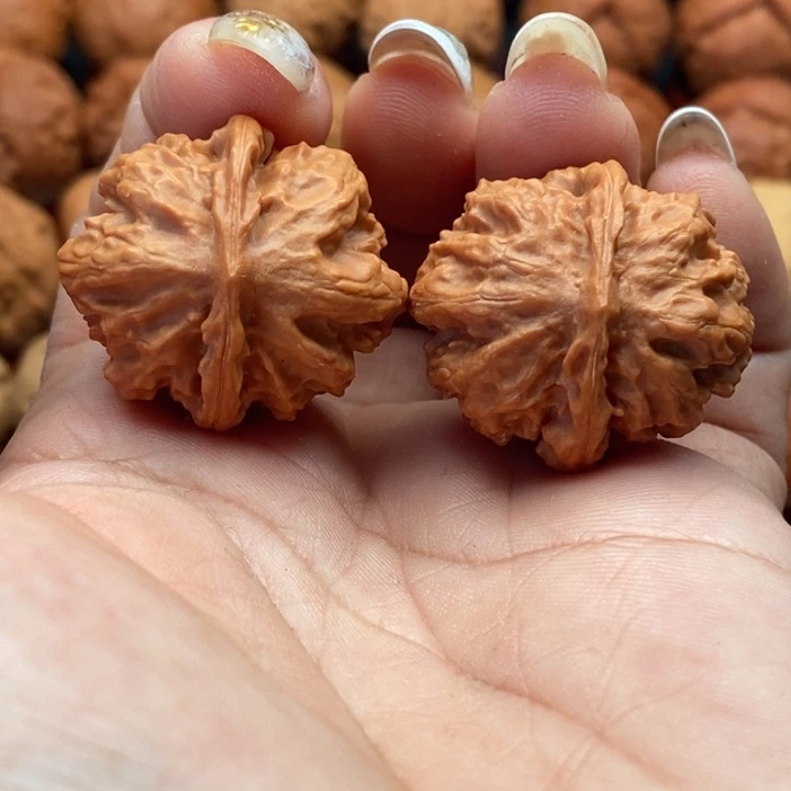 核桃精品文玩核桃手捻玄珠八棱