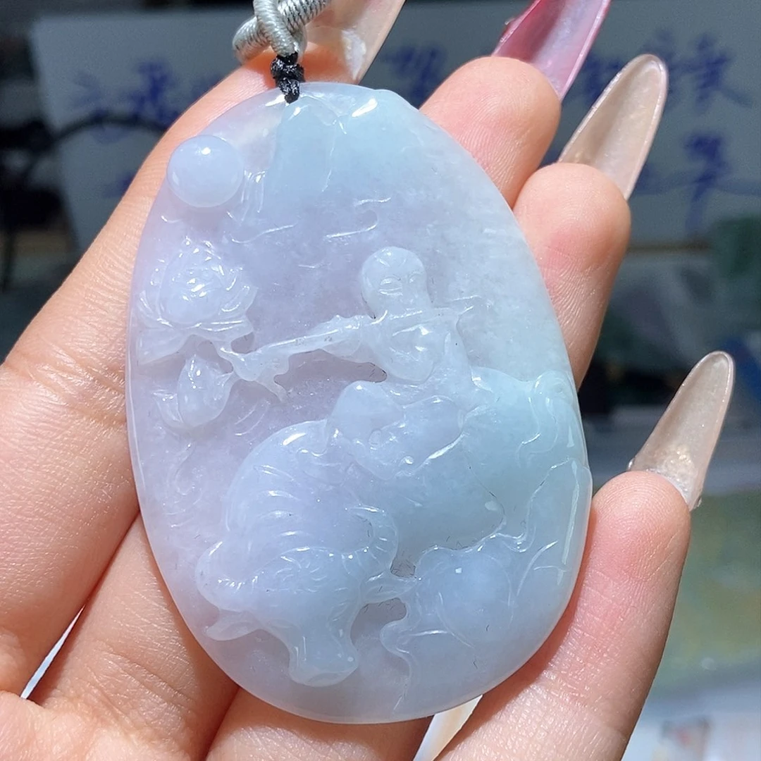 翡翠颈饰未镶嵌天然