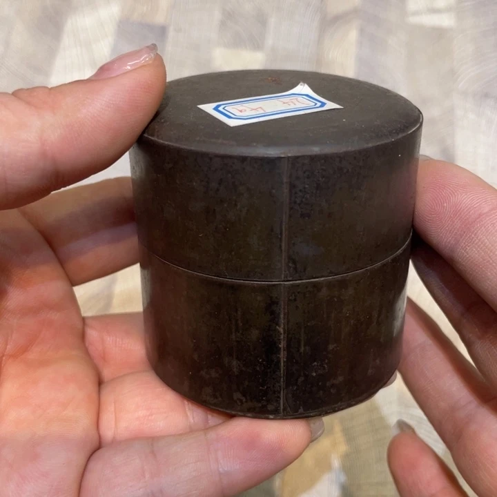 铁打出茶叶罐茶道具