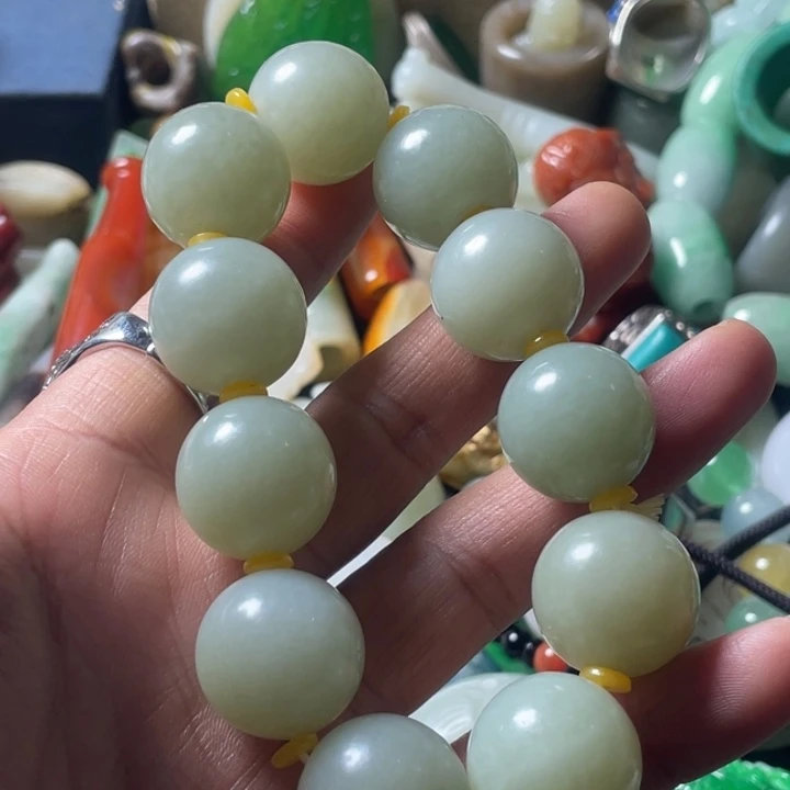 和田玉未镶嵌吊坠(不含链)