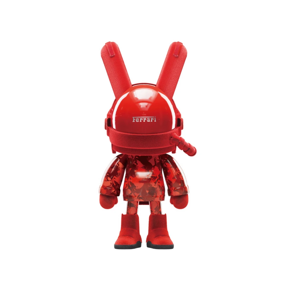 ROBBi x FERRARI STYLE 400% 鸿图  红色  潮流公仔