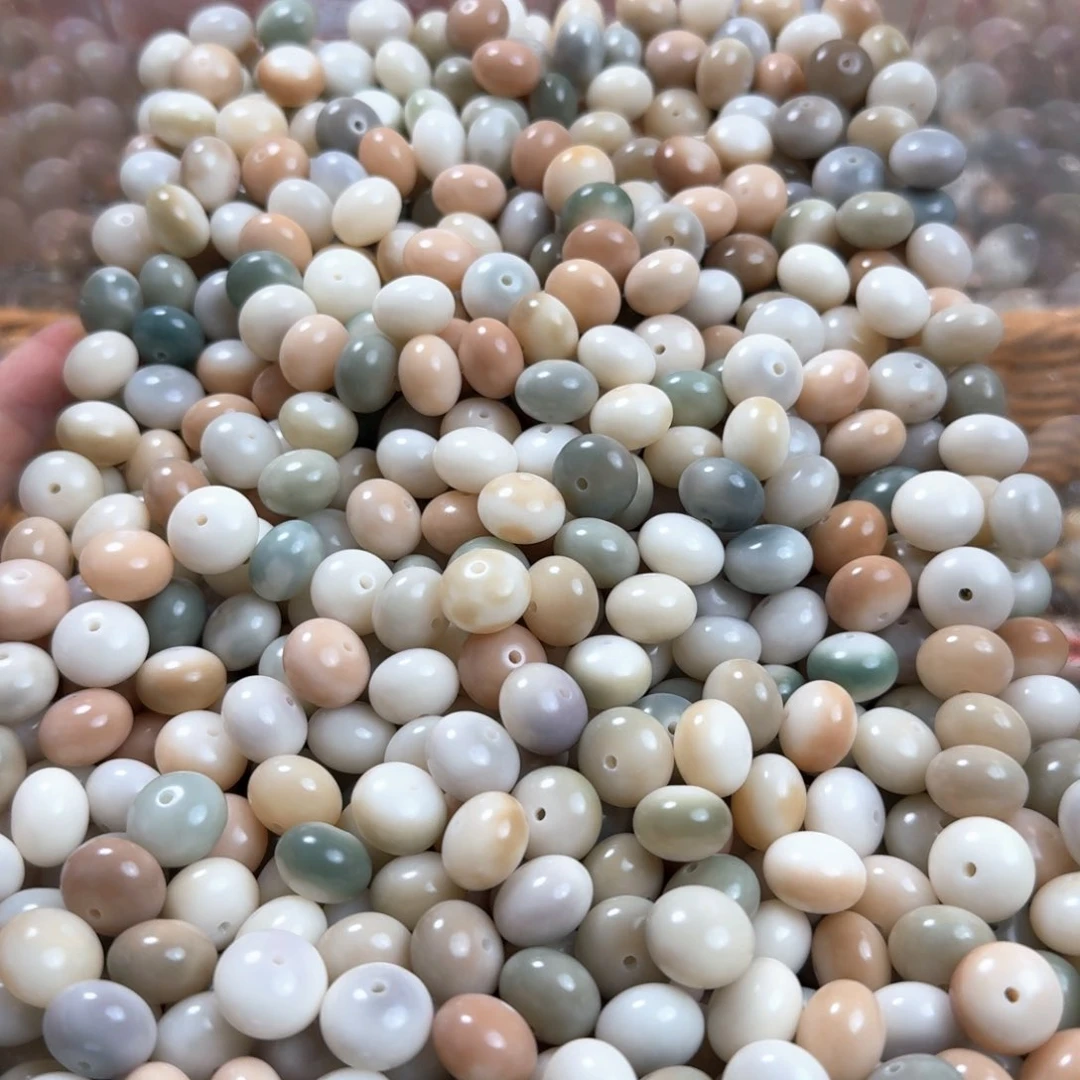 菩提根/象牙果吊坠50颗马卡龙14算盘