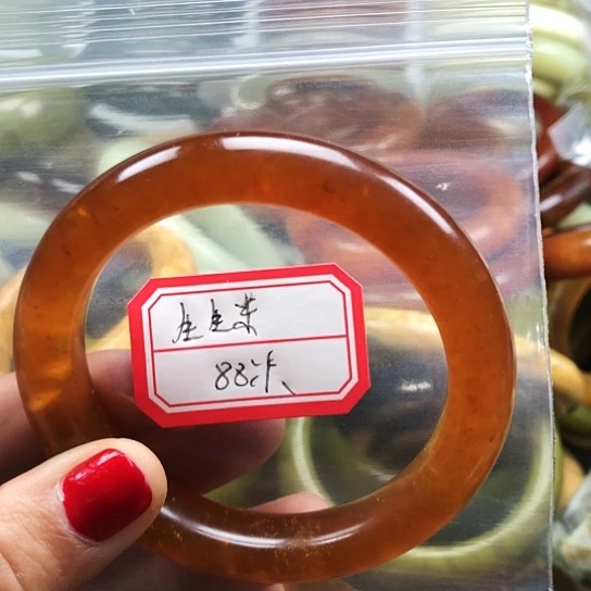 蛇纹石玉手镯未镶嵌生*米