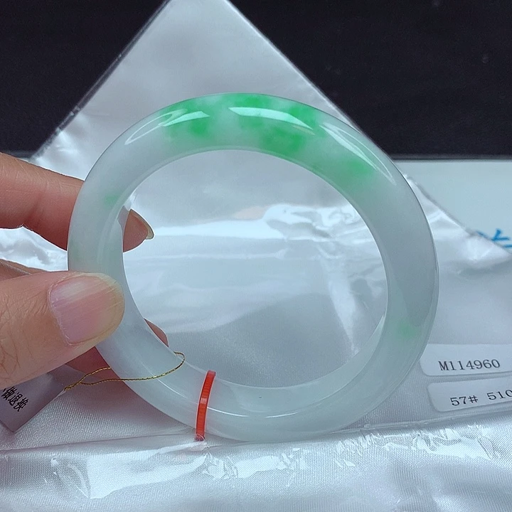 未镶嵌手镯翡翠57圈4960