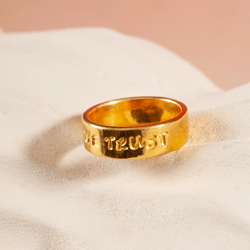 24K字母戒指-22号 0421