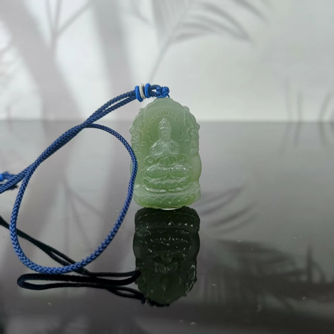 J和田玉观音吊坠2167