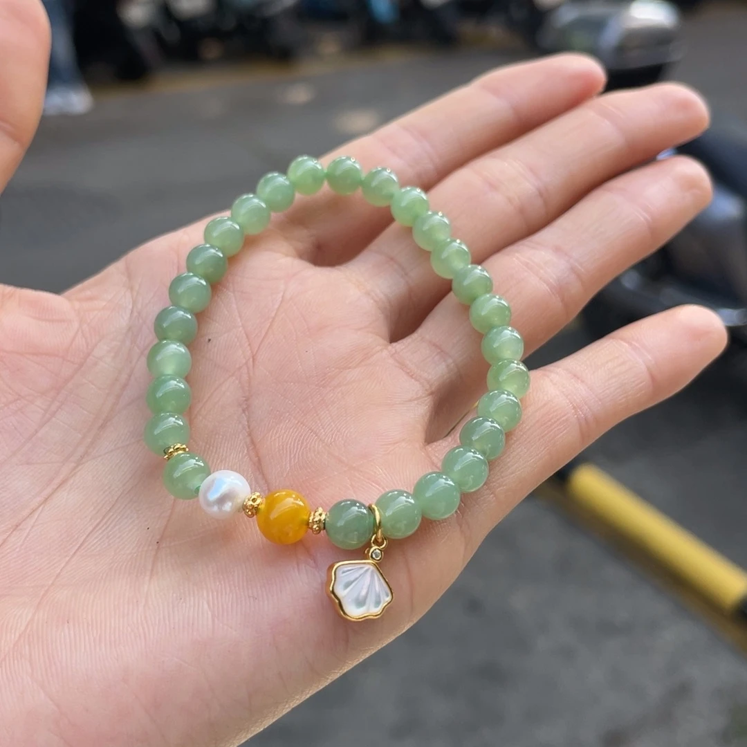 和田玉未镶嵌手链